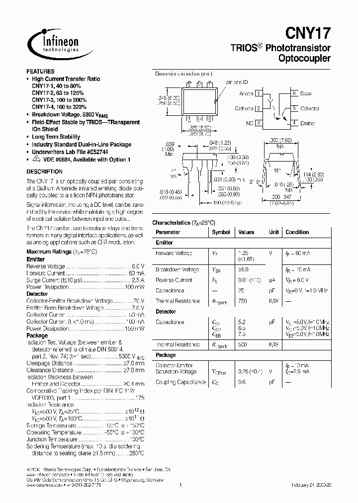 CNY17-1X001_7073485.PDF Datasheet