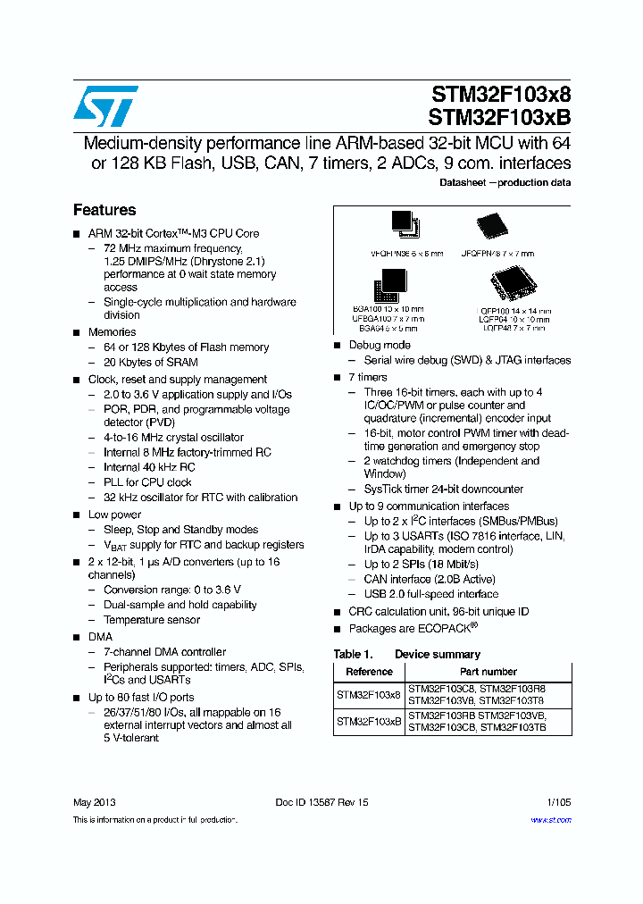 STM32F103T8U7_7095341.PDF Datasheet