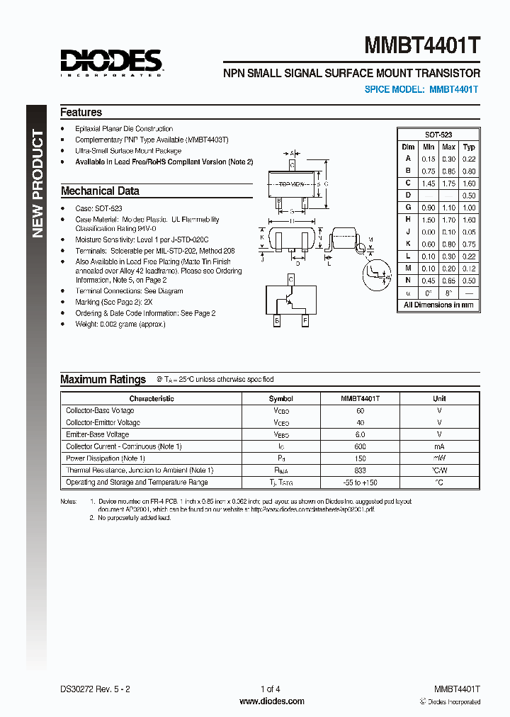 MMBT4401T-13_7077182.PDF Datasheet