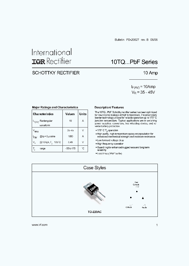 10TQ045PBF_7095751.PDF Datasheet