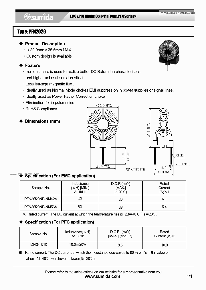PFN2029_7095572.PDF Datasheet