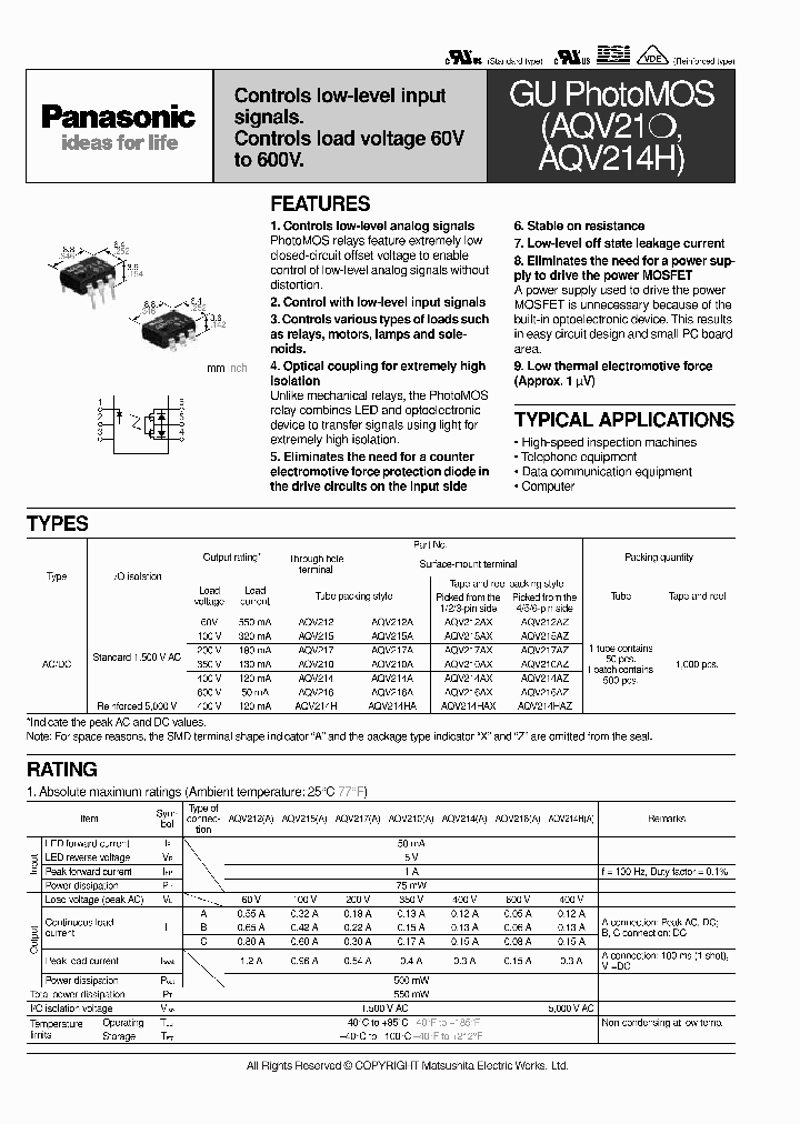 AQV210AZ_7080870.PDF Datasheet