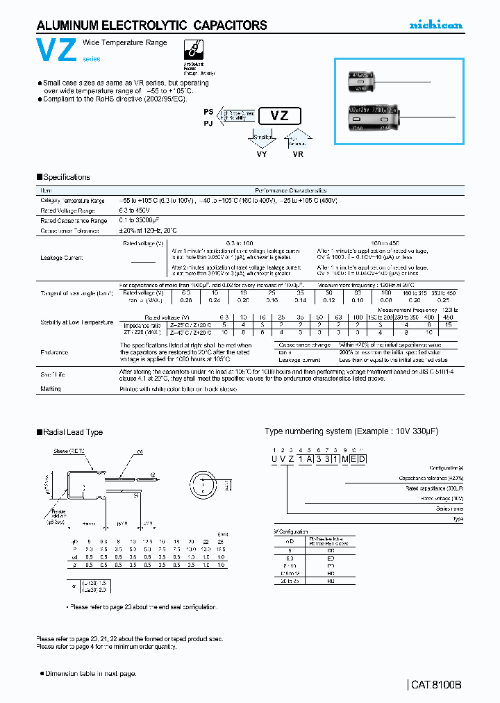 UVZ2E101MHD_7097519.PDF Datasheet