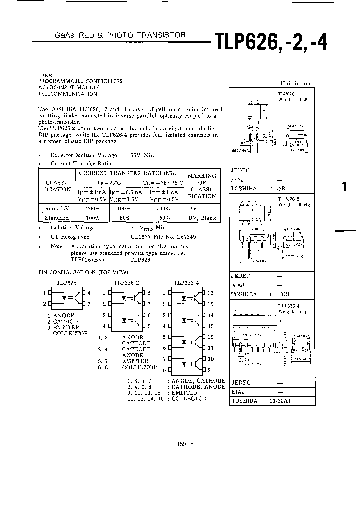 TLP626-2BV-TP1_7083798.PDF Datasheet