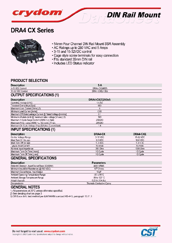DRA4-CX240D5_7098841.PDF Datasheet