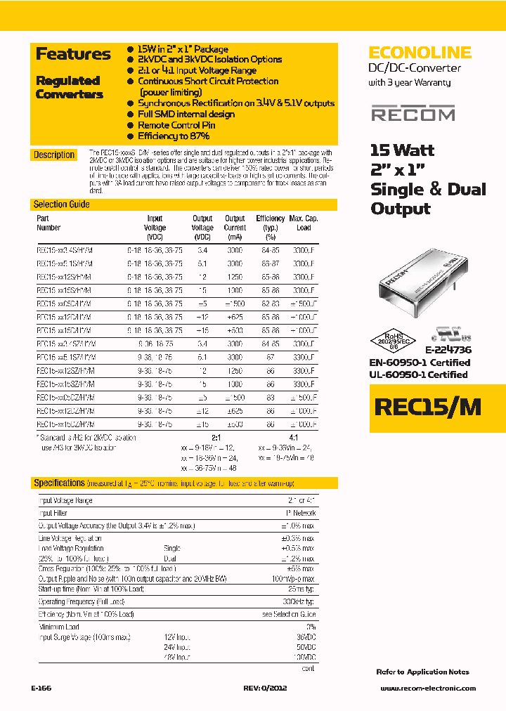 REC15-XX12SZHM_7098783.PDF Datasheet