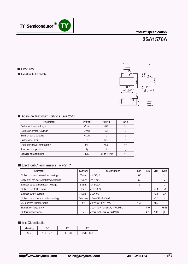 2SA1576A_7099525.PDF Datasheet