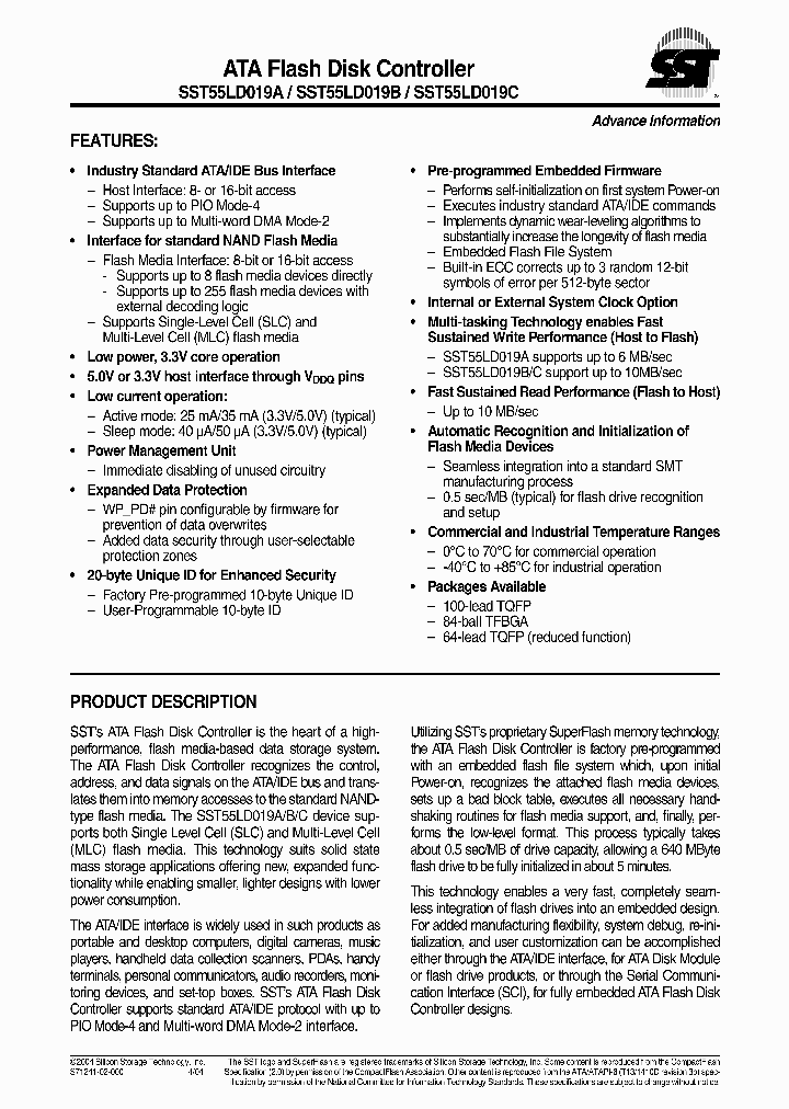 SST55LD019B-45-I-BW_7090865.PDF Datasheet