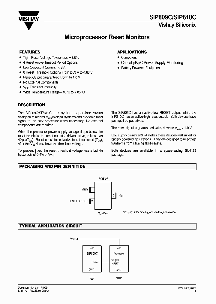 SIP809CLEUADTTR1_7089247.PDF Datasheet