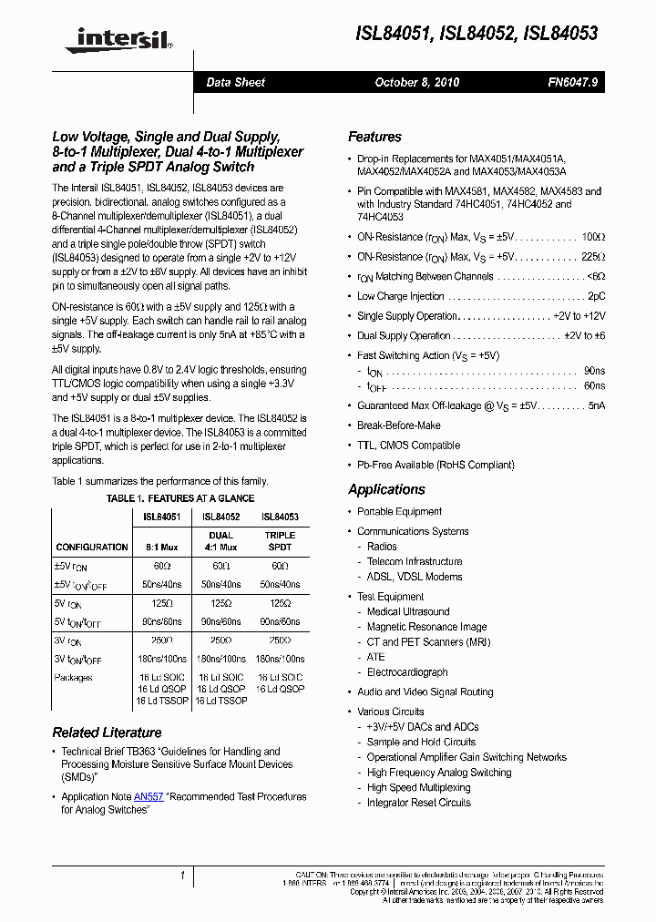 ISL84051IA-T_7087852.PDF Datasheet