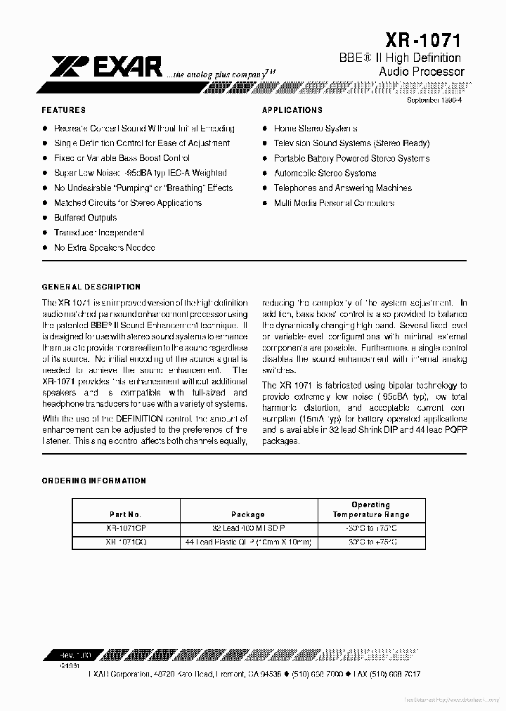 XR1071_7099251.PDF Datasheet