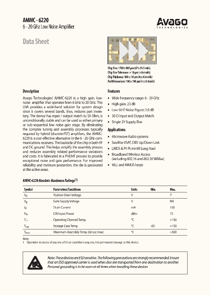 AMMC-6220-W10_7082855.PDF Datasheet