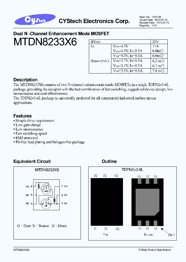 MTDN8233X6_7103594.PDF Datasheet