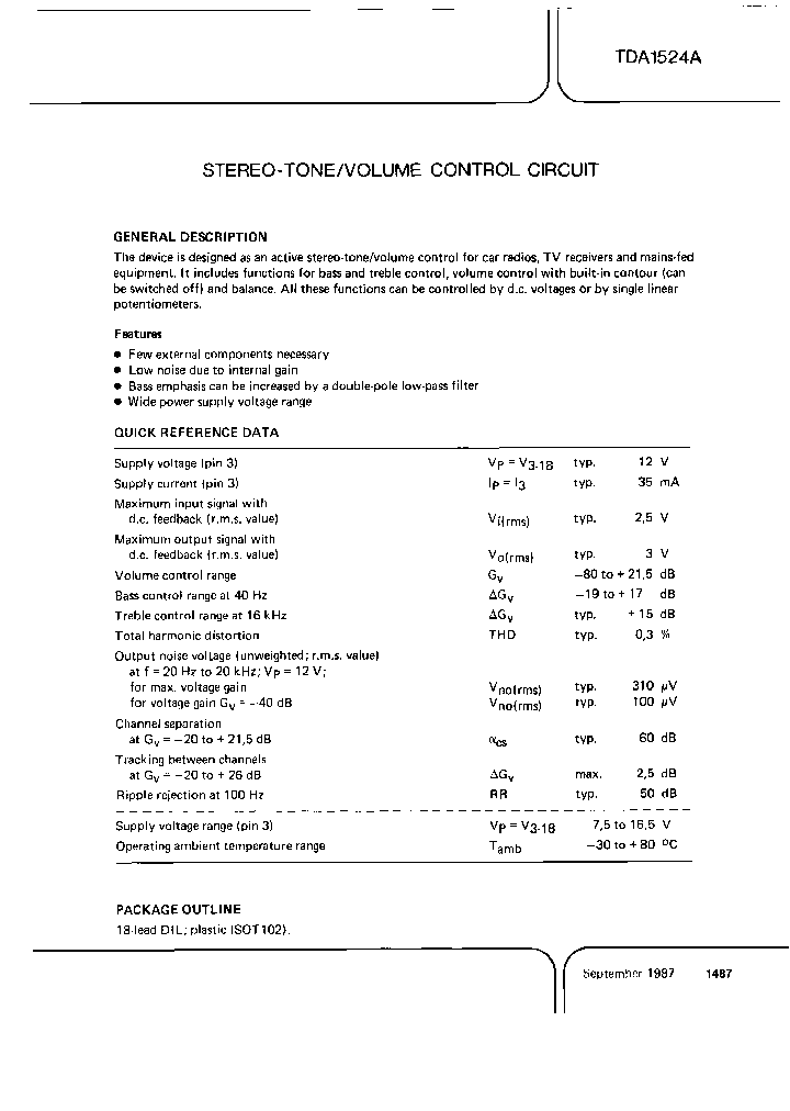 NXPSEMICONDUCTORS-TDA1524AN_7089302.PDF Datasheet