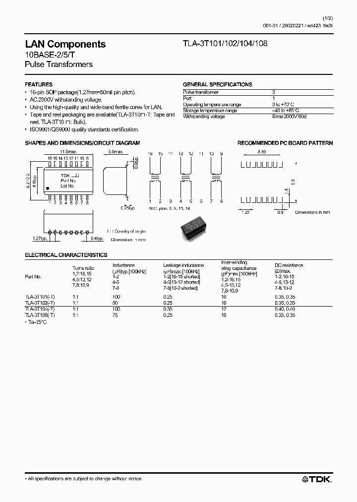 TLA-3T102_7090847.PDF Datasheet