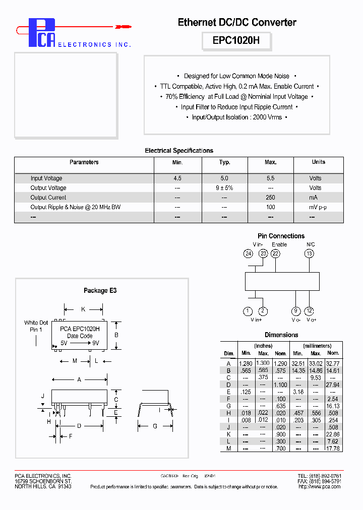 EPC1020H_7094589.PDF Datasheet