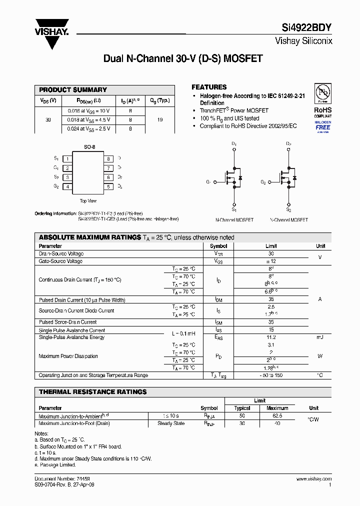 SI4922BDY-T1-E3_7104963.PDF Datasheet
