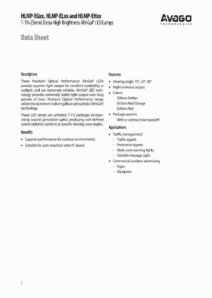 HLMP-EL12-VY000_7094799.PDF Datasheet
