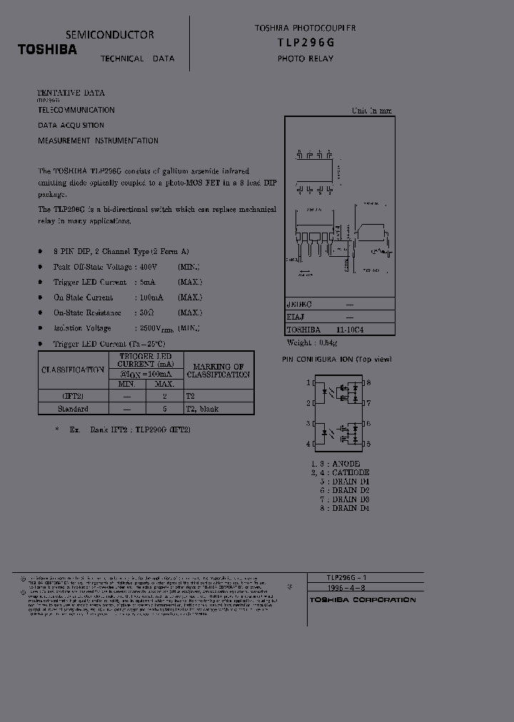 TLP296GIFT2_7095667.PDF Datasheet