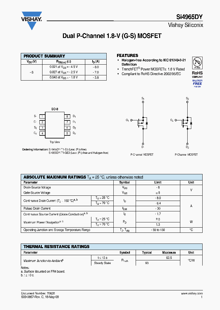 SI4965DY-T1-GE3_7105087.PDF Datasheet
