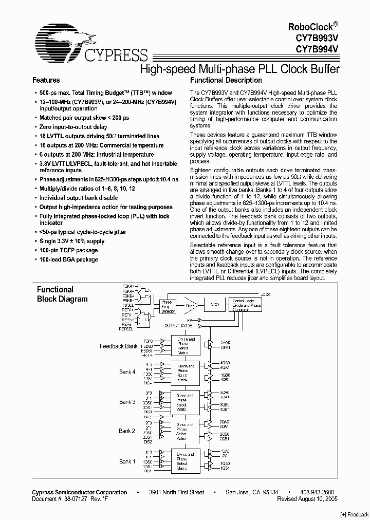 CY7B993V-5ACT_7096488.PDF Datasheet