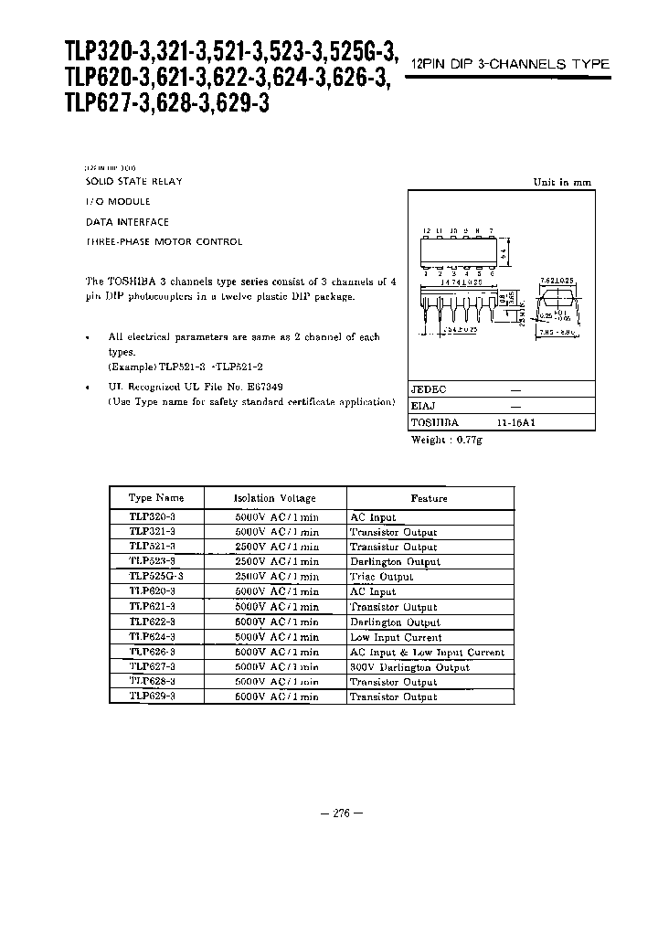 TLP624-3BV_7097396.PDF Datasheet