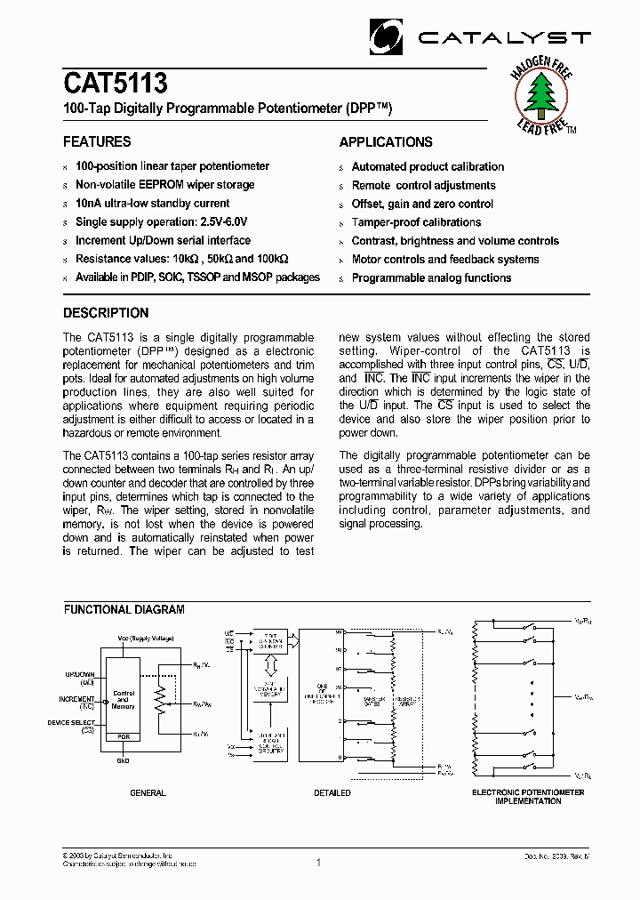 CAT5113W-10_7106956.PDF Datasheet