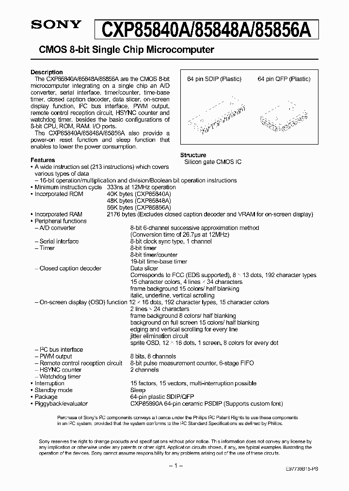 CXP85856AS_7106350.PDF Datasheet