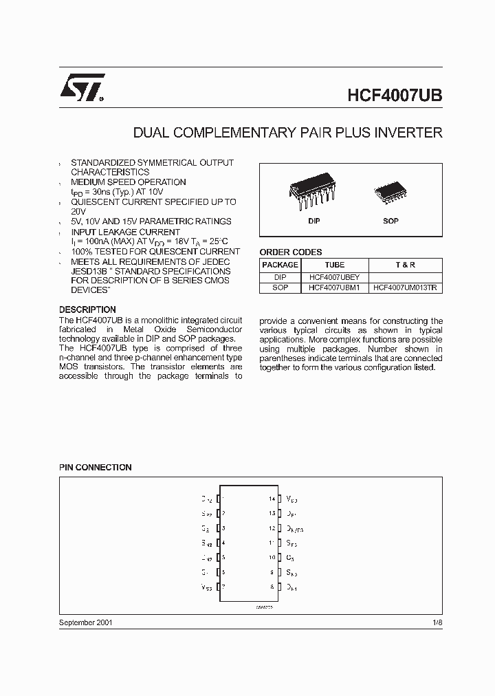 HCF4007UM013TR_7110014.PDF Datasheet