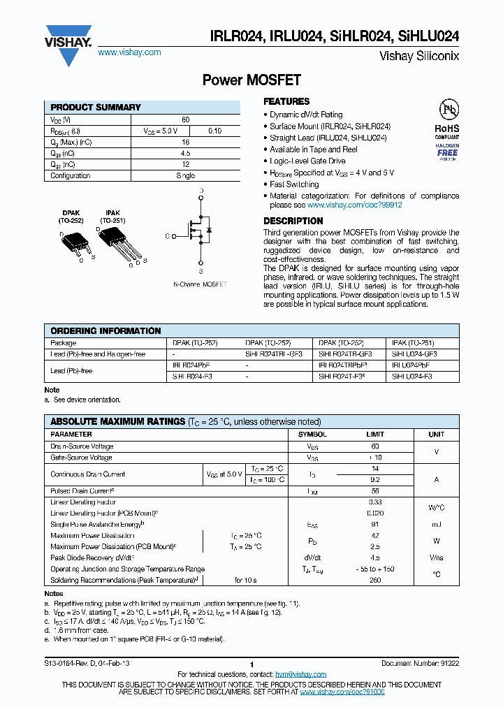 IRLR024TR_7112455.PDF Datasheet