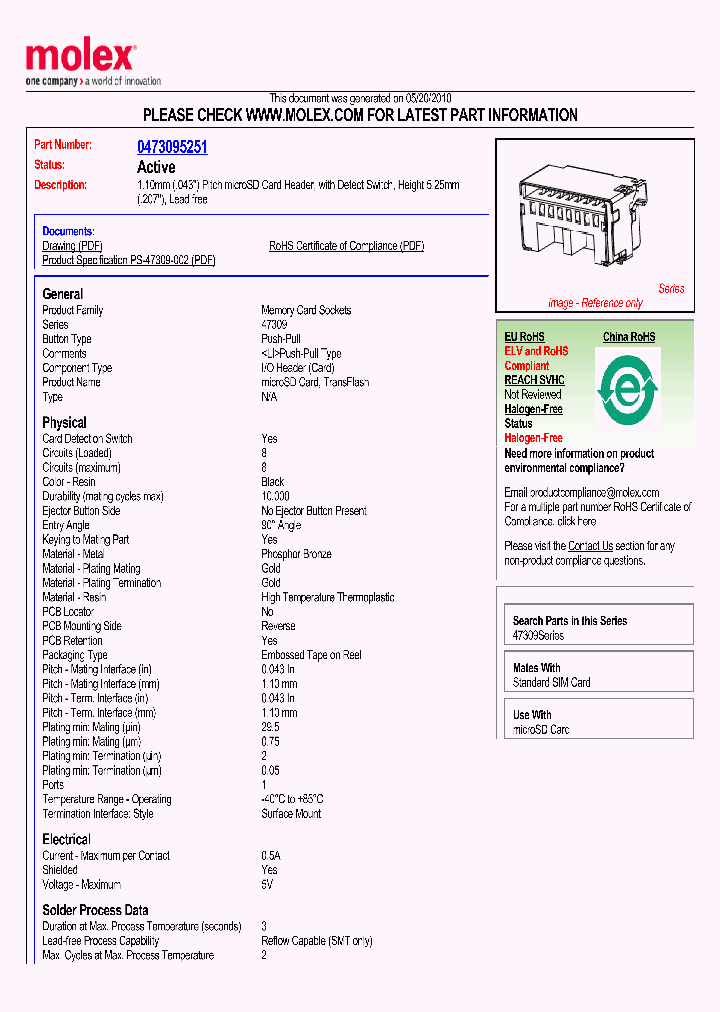 47309-5251_7113967.PDF Datasheet