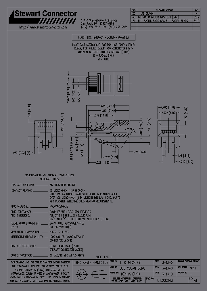 940-SP-3088R-W-A133_7112601.PDF Datasheet