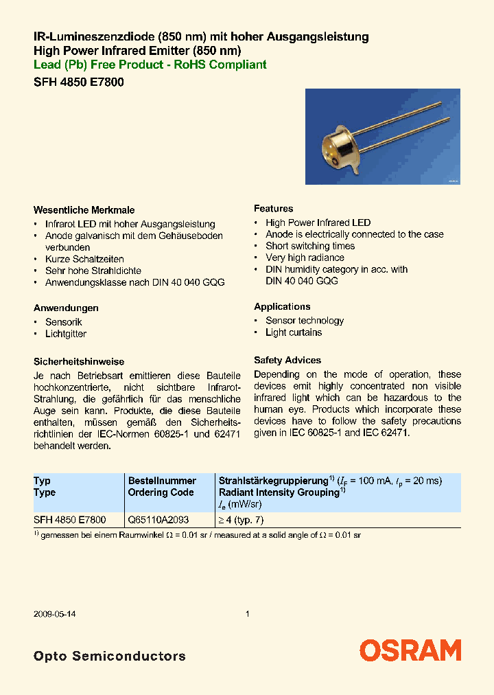 SFH4850E7800-P_7114204.PDF Datasheet
