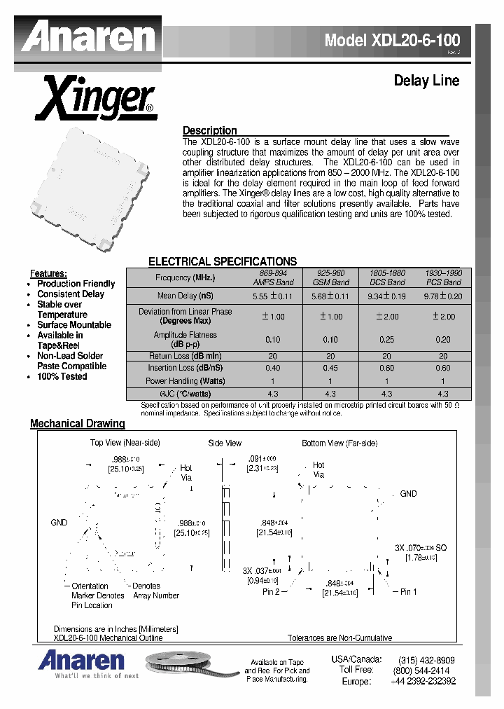 XDL20-6-100_7115625.PDF Datasheet