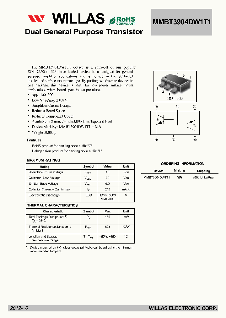 MMBT3904DW1T1_7120532.PDF Datasheet