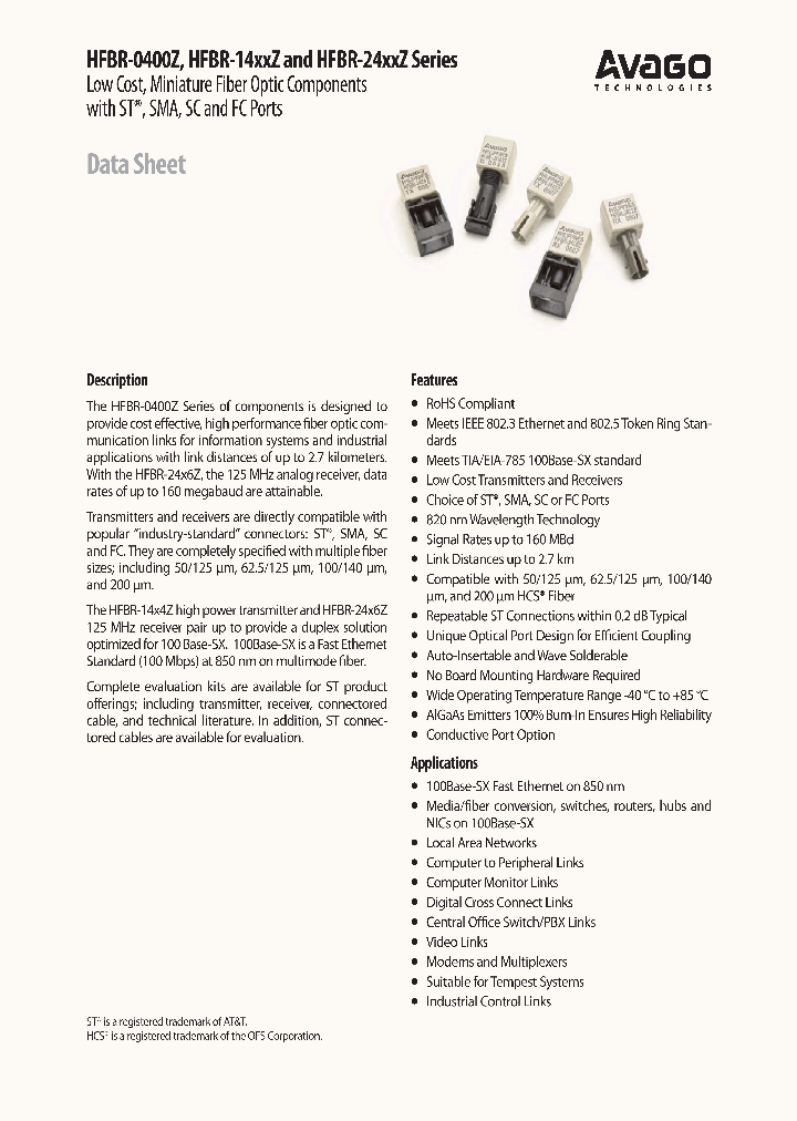 HFBR-1414TZ_7122938.PDF Datasheet