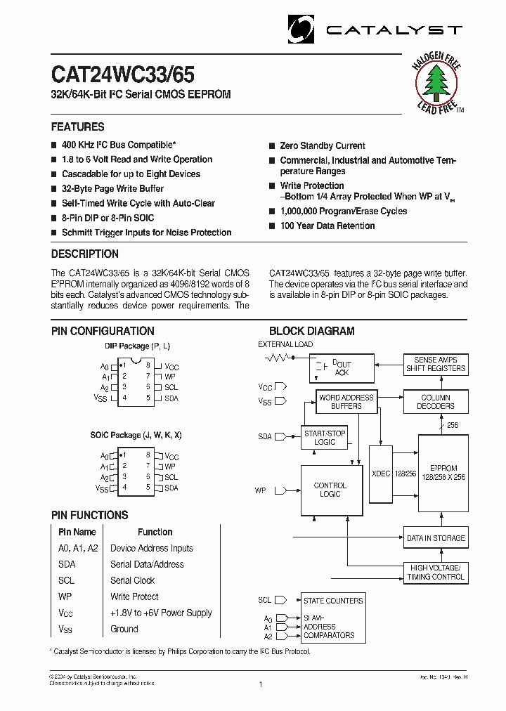 CAT24WC33X-18TE13REVB_7117916.PDF Datasheet