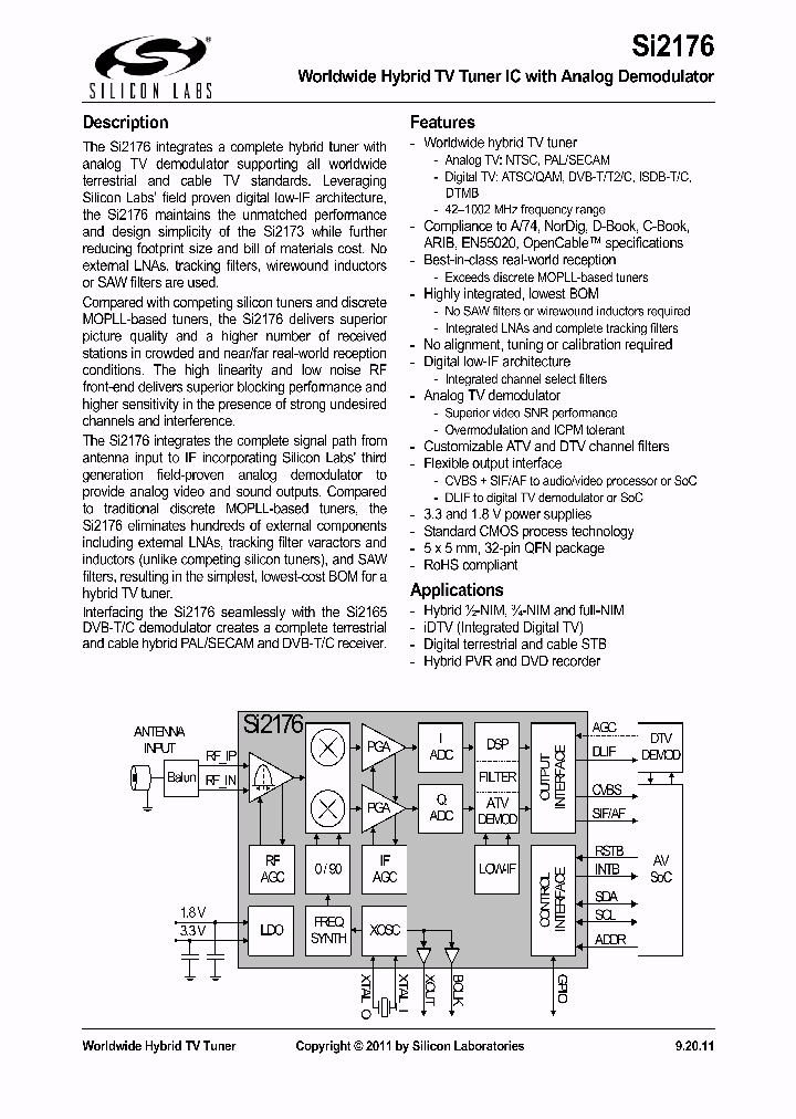 SI2176_7123257.PDF Datasheet