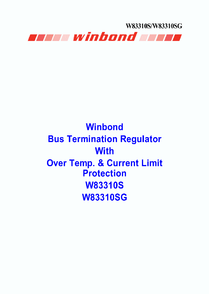 W83310S_7120620.PDF Datasheet