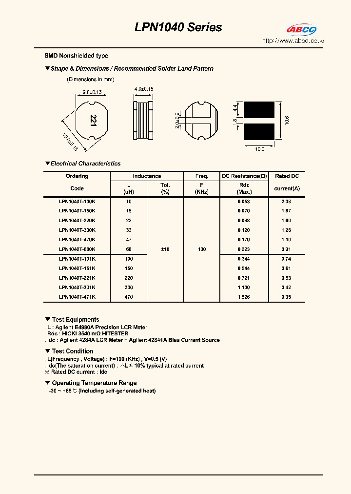 LPN1040T-330K_7127049.PDF Datasheet