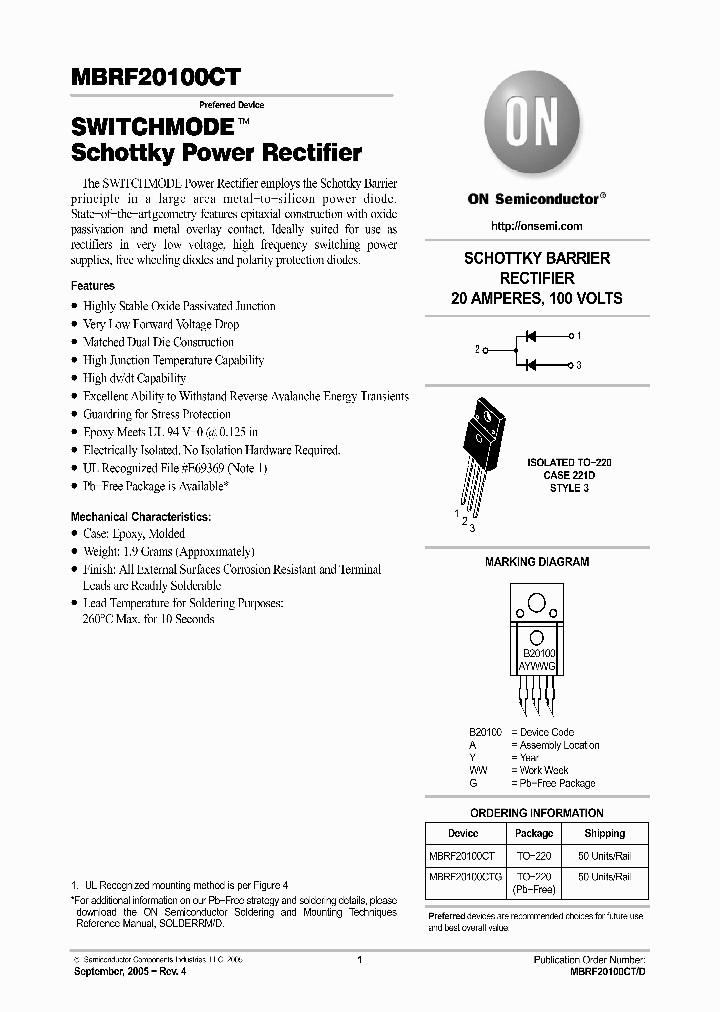 MBRF20100CT_7118334.PDF Datasheet