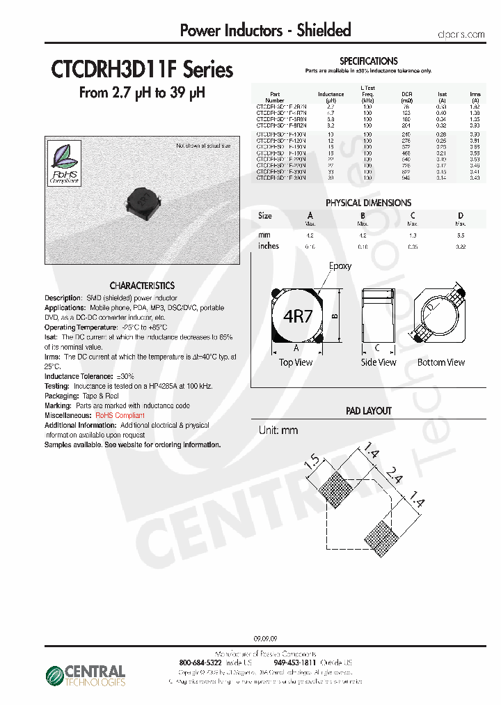CTCDRH3D11F-8R2N_7122422.PDF Datasheet