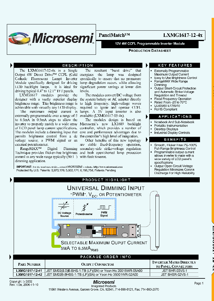 MICROSEMICORPORATION-LXMG1617-12-4X_7124642.PDF Datasheet