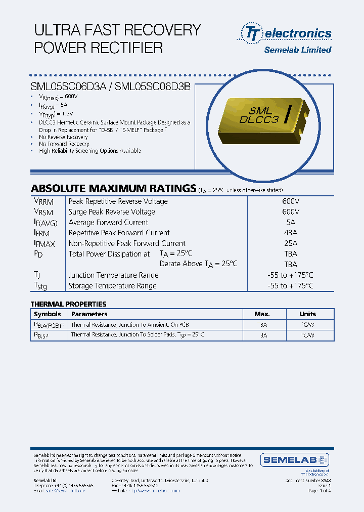 SML05SC06D3BL1DE_7131859.PDF Datasheet