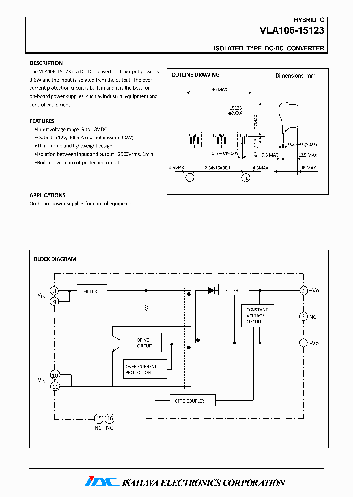 VLA106-15123_7136608.PDF Datasheet