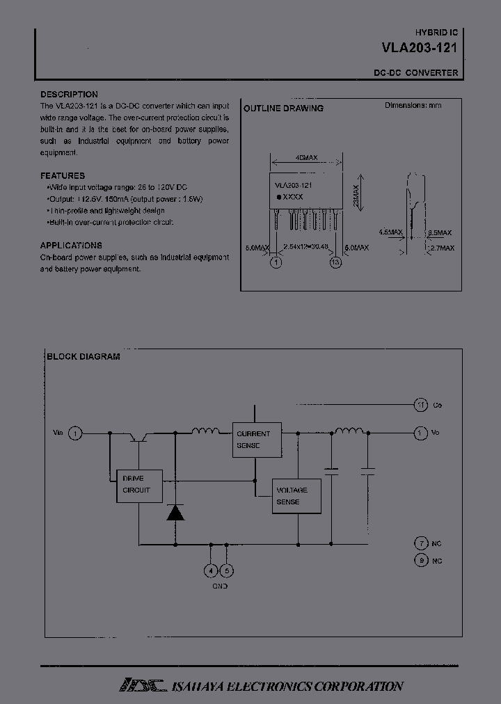 VLA203-121_7136623.PDF Datasheet