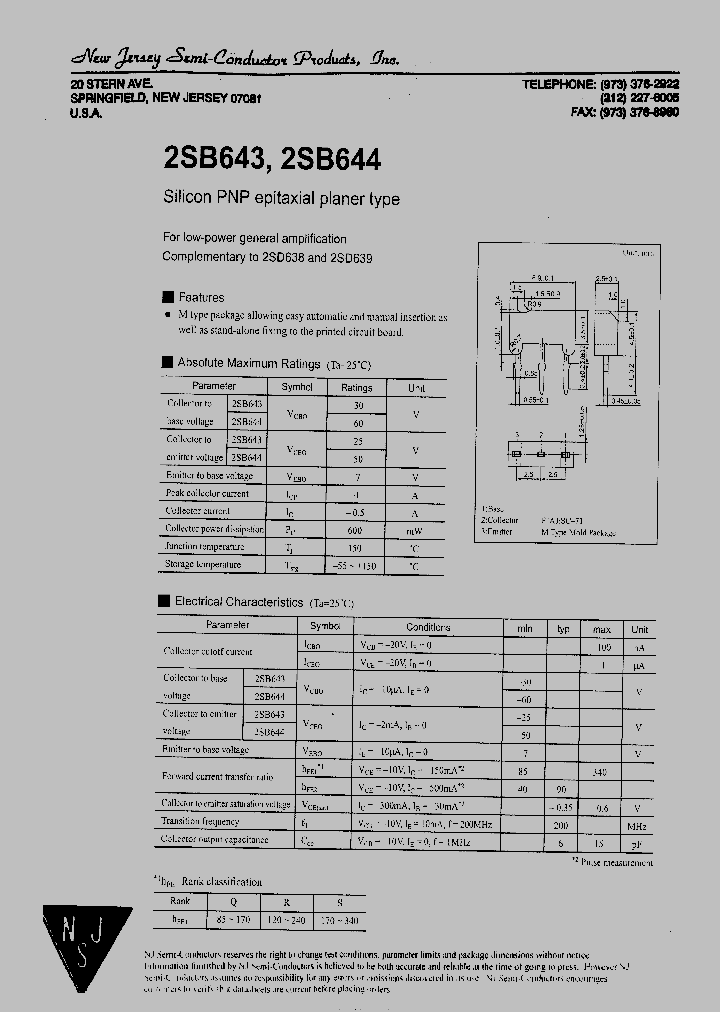 2SB644_7136606.PDF Datasheet