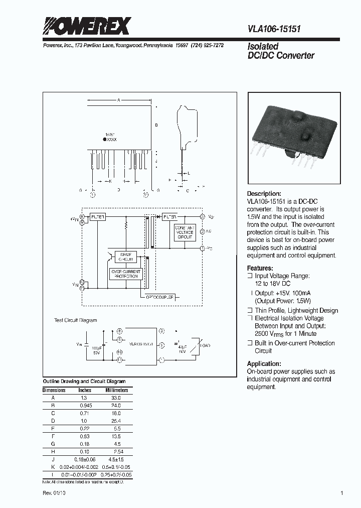 VLA106-15151_7136609.PDF Datasheet