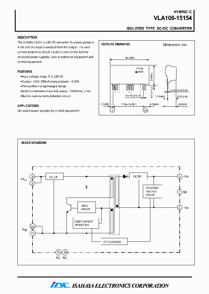 VLA106-15154_7136610.PDF Datasheet