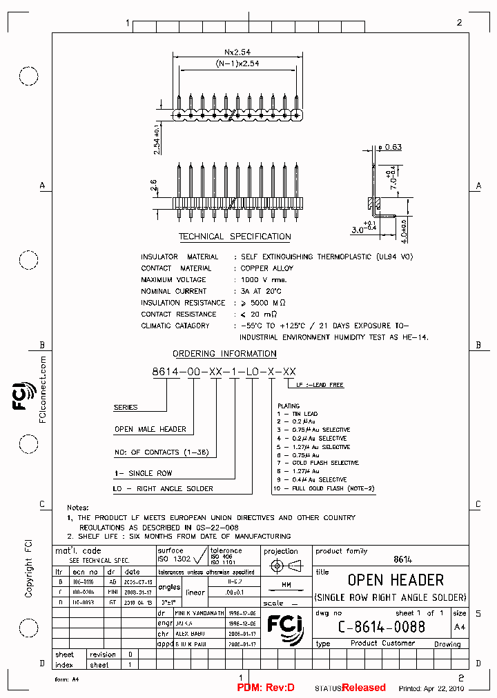 8614-00-13-1-L0-5-LF_7137344.PDF Datasheet